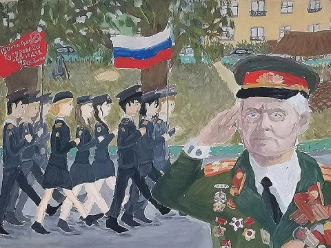 Юные художники Вологды нарисовали фронтовиков